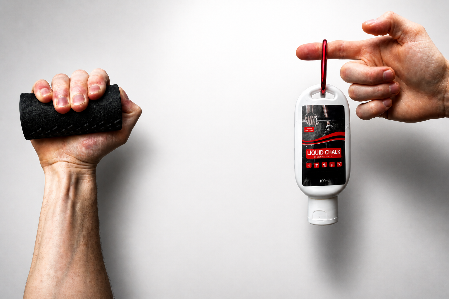 Choose the grip setup that fits your training.